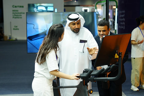 Speediance at an international exhibition